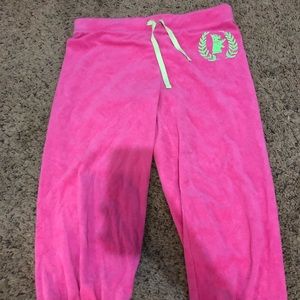Pink kids joggers
